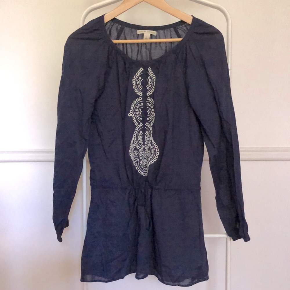Banana Republic poet blouse - boho tunic